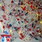 14Ft 40 LED Red White Blue Star Garland with Lights for 4th of July Decorations
